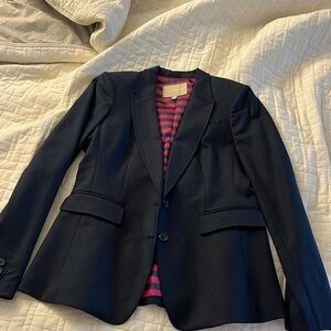 Navy blue blazer used once